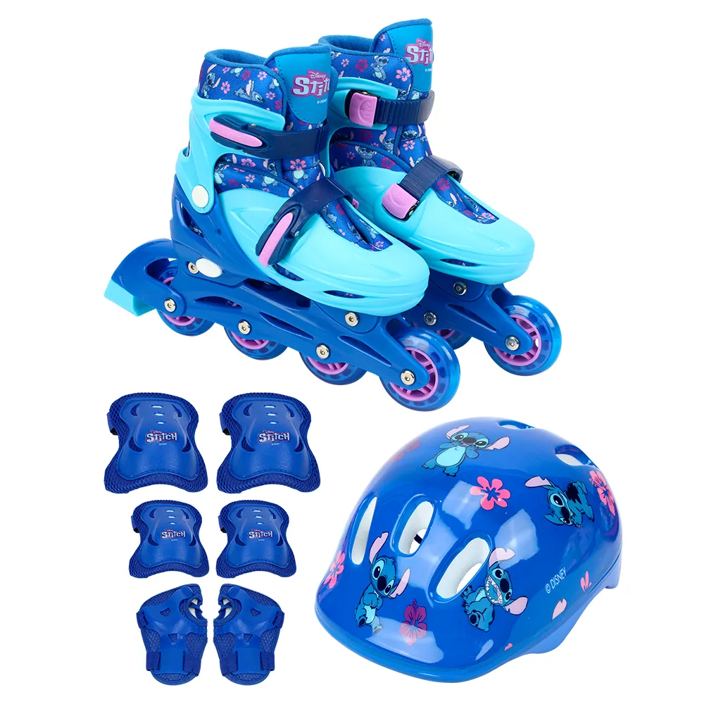 Kit_Patins_4_Rodas_Com_Protecao_Stitch_32_A_35_Ref_DI0007_BBR_Toys_0_609